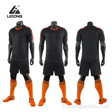 Soccer de sublimation personnalisée Portez un maillot de football sec rapide